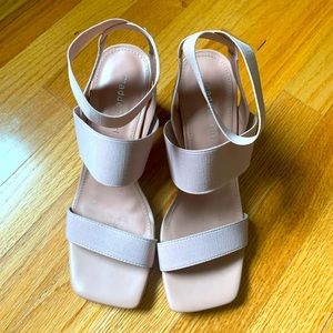 Madden Girl Chunky Nude heels
